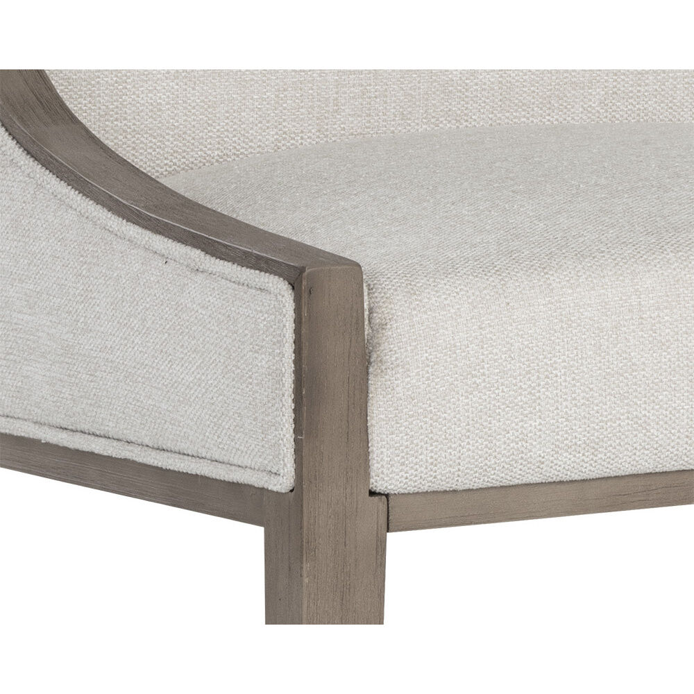 Idalia Latte / Belfast Oatmeal Dining Chair